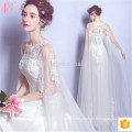 Cheap Faddish Long Sleeve Appliqued A Line Lace Wedding Dress